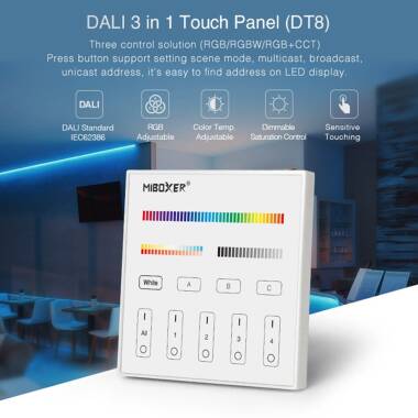 Produit de Télécommande DALI Tactile LED MiBoxer DP3S pour Contrôleur Dimmable DL-X