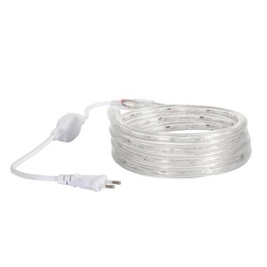 Product LED-Schlauch Rund 220V AC 36 LEDs/m Warmweiss IP65 nach Mass Schnitt alle 100 cm