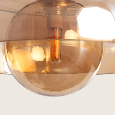 Product of Cailin Metal & Glass Pendant Lamp 