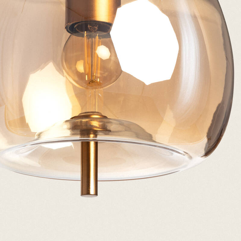 Product van Hanglamp Metaal en  Glas  Adina