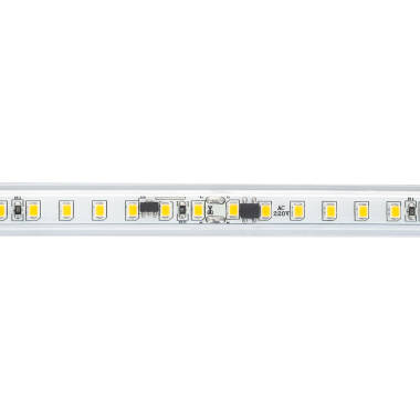 Product of 220V AC 120 LED/m Warm White IP65 Solid Dimmable LED Strip Autorectified Custom Cut every 10 cm