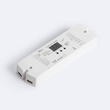 Product van Controller Dimmer LED Strip RGB/RGBW Digital SPI compatibel met drukknop en RF controller