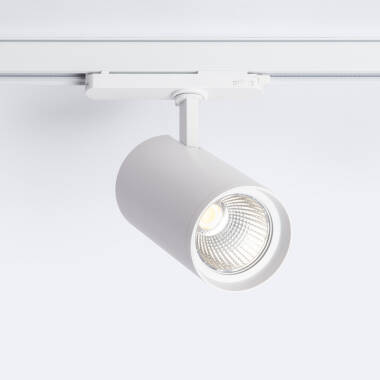 Spot LED New d'Angelo 30W Blanc CRI90 LIFUD pour Rail Triphasé (3 Allumages)