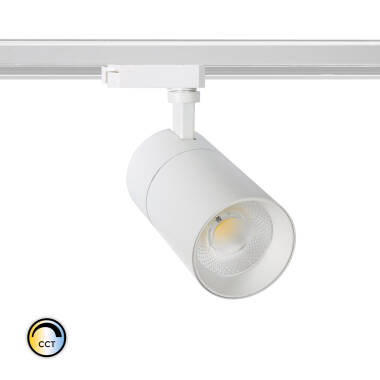 Spot LED sur Rail Monophasé 30W Mallet Dimmable CCT