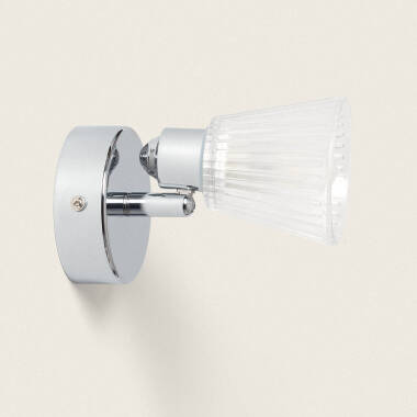 Product of Rain 1 Spotlight Chrome Wall Lamp 