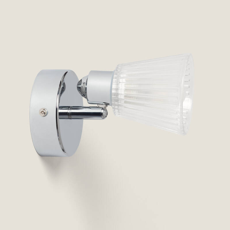 Product of Rain 1 Spotlight Chrome Wall Lamp 