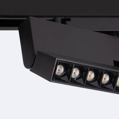 Product of Elegant 12W Linear Optic No Flicker CCT Dimmable LED Spotlight in Black for Single Circuit Track