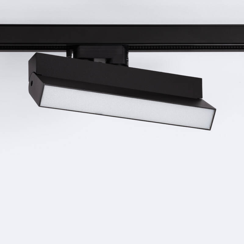 Product van Rail Spot Linear LED 3-Fase 24W Dimbaar TRIAC CCT Selecteerbaar Elegant Zwart