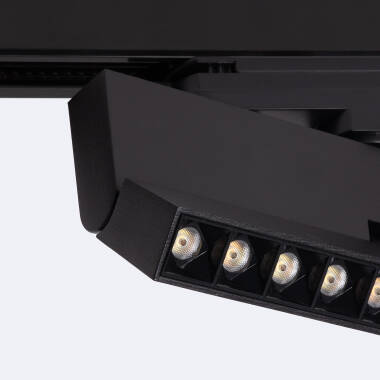 Product of 12W Elegant Optic Linear Dimmable LED Spotlight No Flicker CCT Selectable for Three Circuit Track in Black