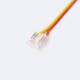 Product van Hippo connector met kabel voor LED Strip CCT 24V DC COB IP20 breedte 10mm