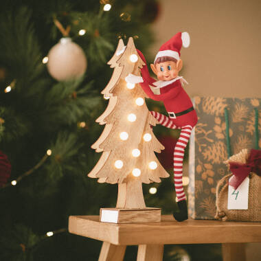 LED-Weihnachtsbaum Wood mit Batterie