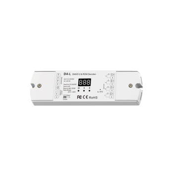 Decoder DMX512 & RDM 12-24V DC CCT/RGB/RGBW 4 Kanäle