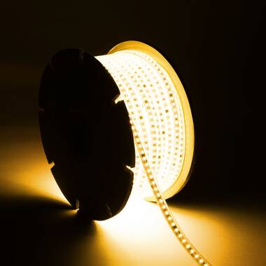 LED Strip Rol Dimbaar Zelfregulerend  220V SMD2835 120LED/m 1000lm/m  Breedte 12mm 50m IP65