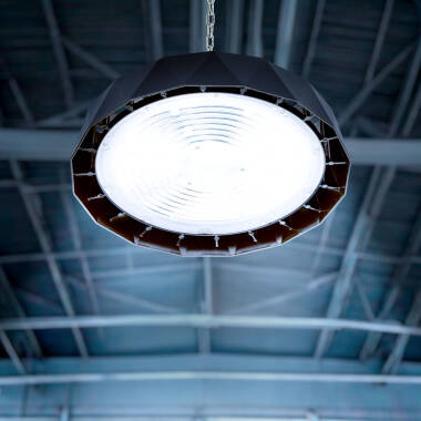 LED-Hallenstrahler High Bay Industrial UFO HBM 100W 200lm/W PHILIPS Xitanium Dimmbar 1-10V LEDNIX