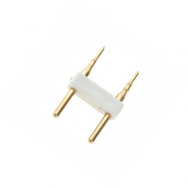 Product Connector 2 PIN voor 220V LED Strip monochroom In te korten om de 25cm/100cm