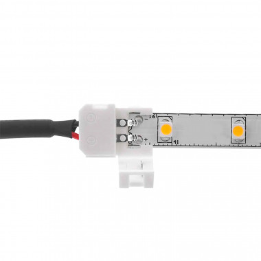 Connecteur Bande de LED RVBW Double Avec Câble