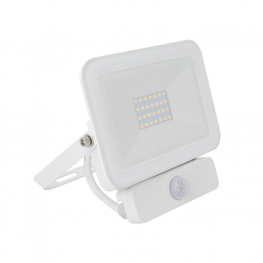 Projecteur LED 20W détecteur de mouvement extérieur IP54 professionnel  blanc neutre