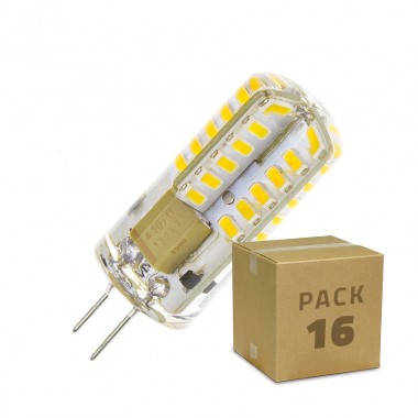 16er Pack LED-Stiftsockellampe G4 3W (220V) (16St.) - Ledkia