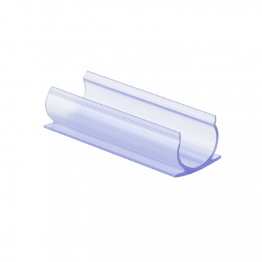 Clip de Fixation PVC pour Néon LED Flexible 360º Rond Monochrome