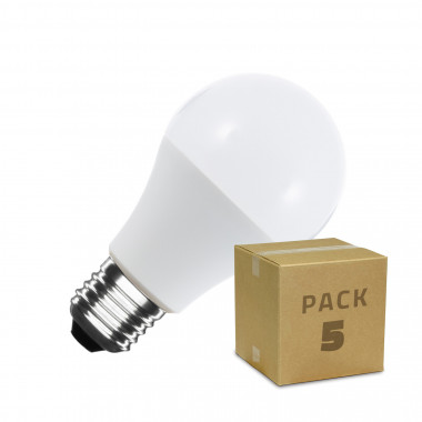 Pack 5 Lampadine LED E27 6W 470lm A60