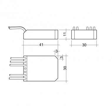 Product van DALI RM control module voor 1 relais TRIDONIC