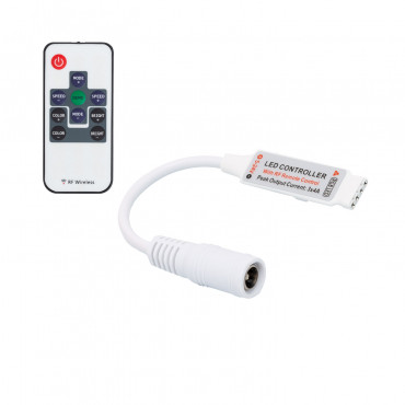 Product Mini Přijímač s RF Ovladačem pro LED Pásky 12-24V DC RGB 