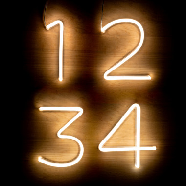 Produkt von LED Symbole Neon und Nummern