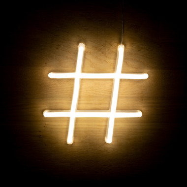 Neon LED Nummers en Symbolen