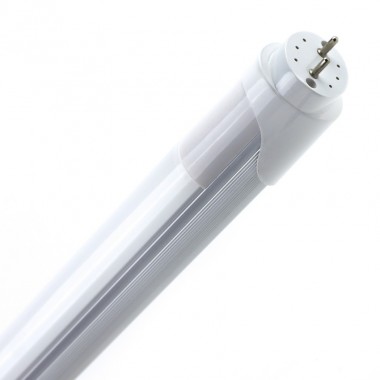 Tube LED 120cm T8 G13 Aluminium  avec détecteur de Mouvement et éclairage de sécurité Connexion Latérale 18W 100lm/W