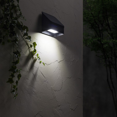 Applique Murale LED Exterieur avec Capteur de Mouvement, Gris