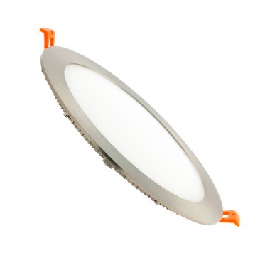 Product van LED paneel UltraSlim Rond 18W zilver Zaag Maat Ø 205 mm