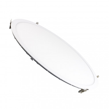 Dalle LED Ronde Extra-Plate 48W Coupe Ø 585 mm