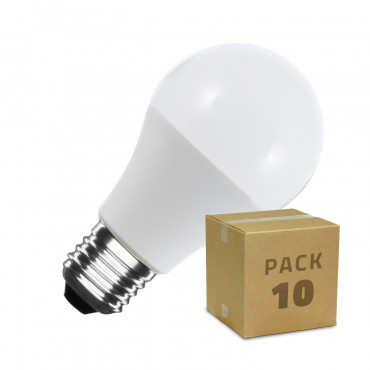 Product PACK of A60 E27 7W LED Bulbs (10 Units)