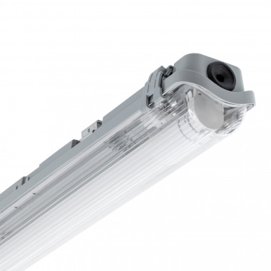 Réglette Étanche IP65  + Tube LED 150cm Connexion Latérale