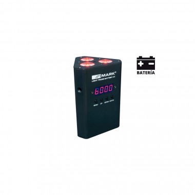 Product van Schijnwerper Equipson LED LIGHT TRUSS BAT 41 RGBW DMX 12W met Batterij 28MAR050