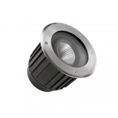 Oczko LED Okrągłe Wpuszczane Podłogowe Gea COB 9W IP67 LEDS-C4 55-9906-CA-CL