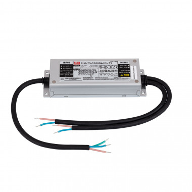 Product of 75W 107-214V Output 100-240V 350mA IP67  DALI Dimmable MEAN WELL Driver ELG-75-C350-DA