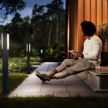 PHILIPS 4.5W Stratosphere Surface LED Outdoor Bollard 77cm