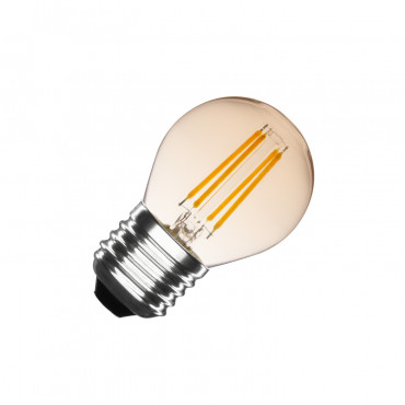 Product LED Filamentní Žárovka E27 4W 400lm G45 Stmívatelná Gold