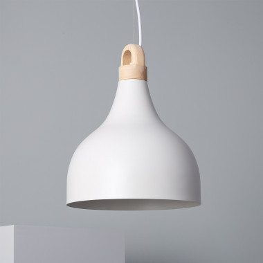 Hanglamp v Metaal en Glas Luxo