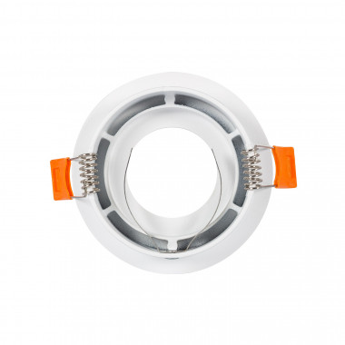Produkt von Downlight-Ring Rund Design Weiss für LED-Lampe GU10 / GU5.3