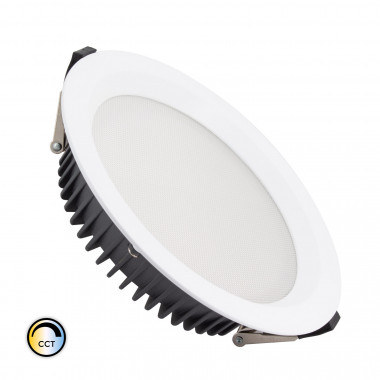 Podhledové Downlight LED Svítidlo 40W SAMSUNG New Aero Slim CCT dle Výběru 130lm/W Mikroprismatické (UGR17) LIFUD Výřez Ø 200 mm