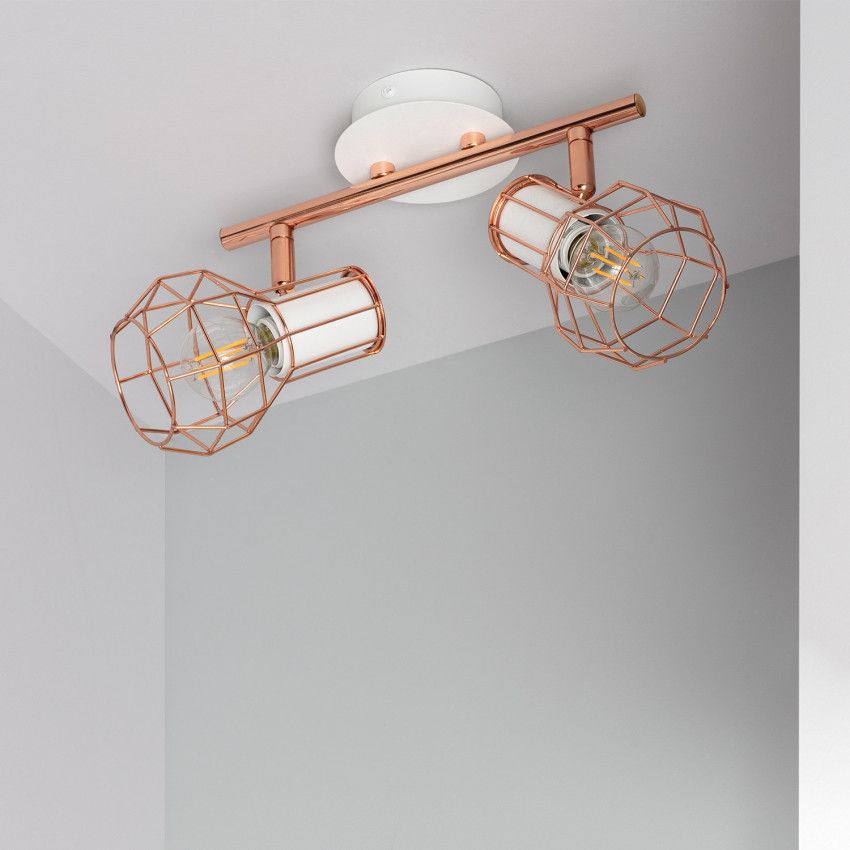 Product of Lada Aluminium Adjustable 2 Spotlight Ceiling Lamp