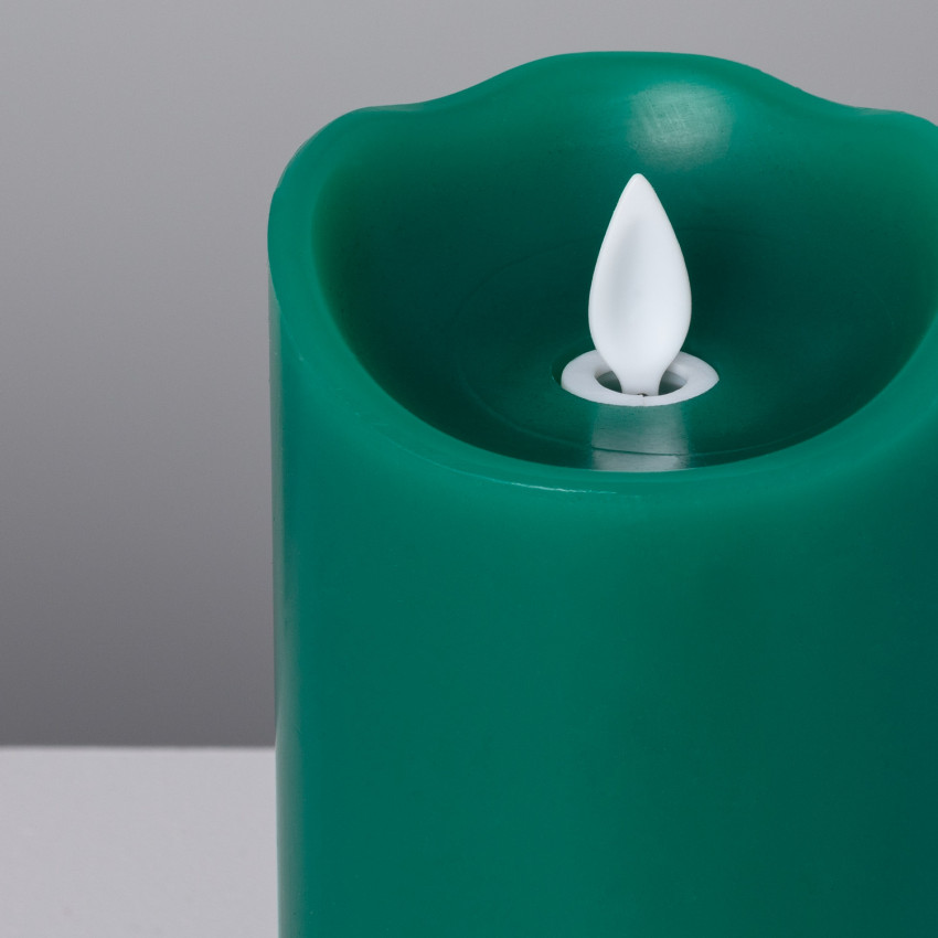 Produkt od Balení 3 LED Svíček Special Flame s Přírodním Voskem v Zelené