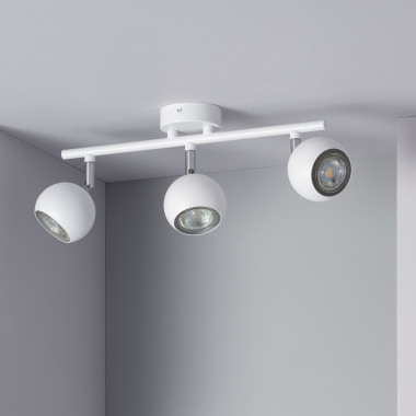 3-Licht-LED-Schienenbeleuchtung, weißer Schienen-Deckenstrahler mit  drehbaren Lichtköpfen und GU10-LED-Lampen, Unterputz-Deckenleuchten für  Wohnzimmer, Esszimmer, Flur, Bar (Schwarz, 3-Licht) : : Beleuchtung