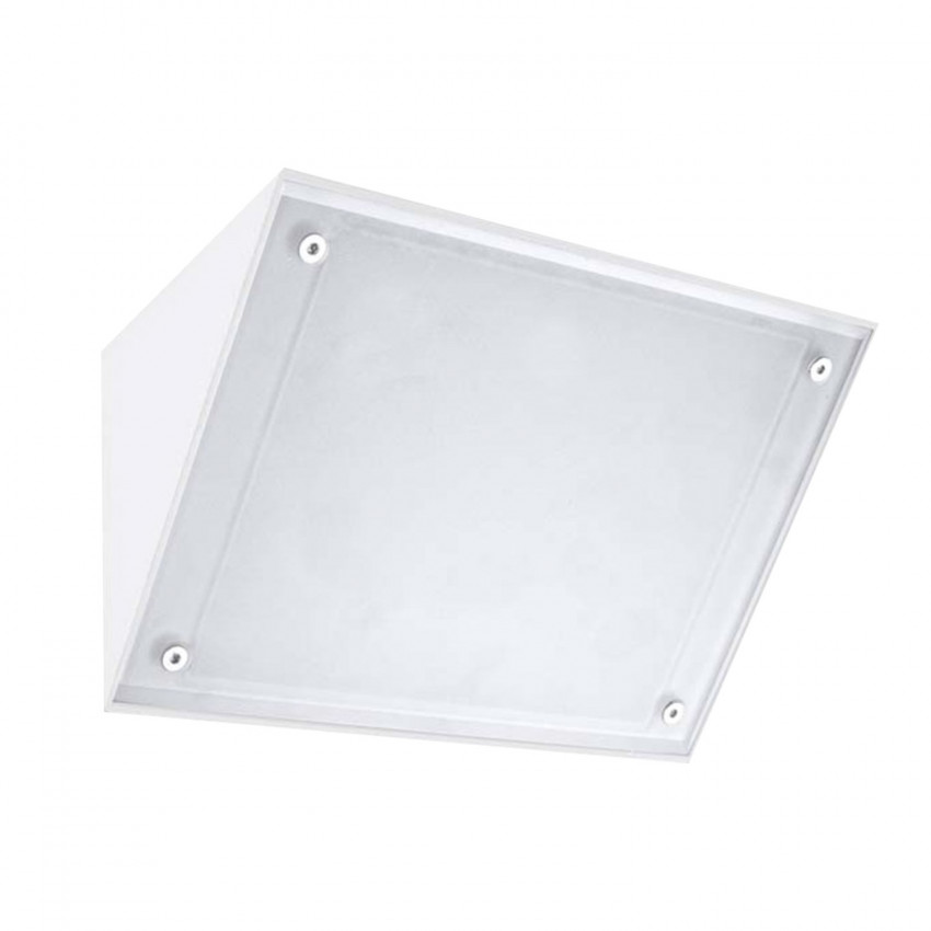 Product of White 14W LEDS-C4 05-9884-14-CM Curie Glass Medium LED Wall Light IP65