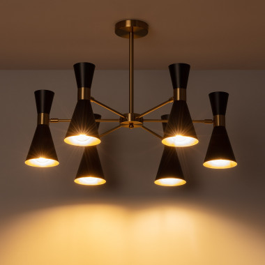 Jigger Metal 6 Spotlight Ceiling Lamp