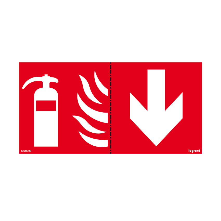Product of LEGRAND 661690 Fire Extinguisher Marking Label