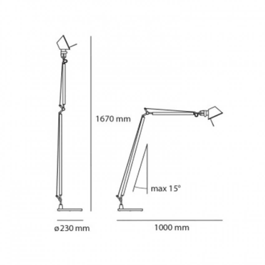 Produkt von Stehleuchte Tolomeo zum Lesen ARTEMIDE