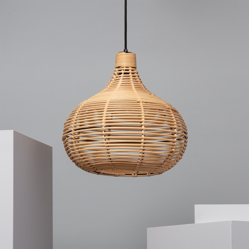 Product van Hanglamp Yantai van Bamboe ILUZZIA